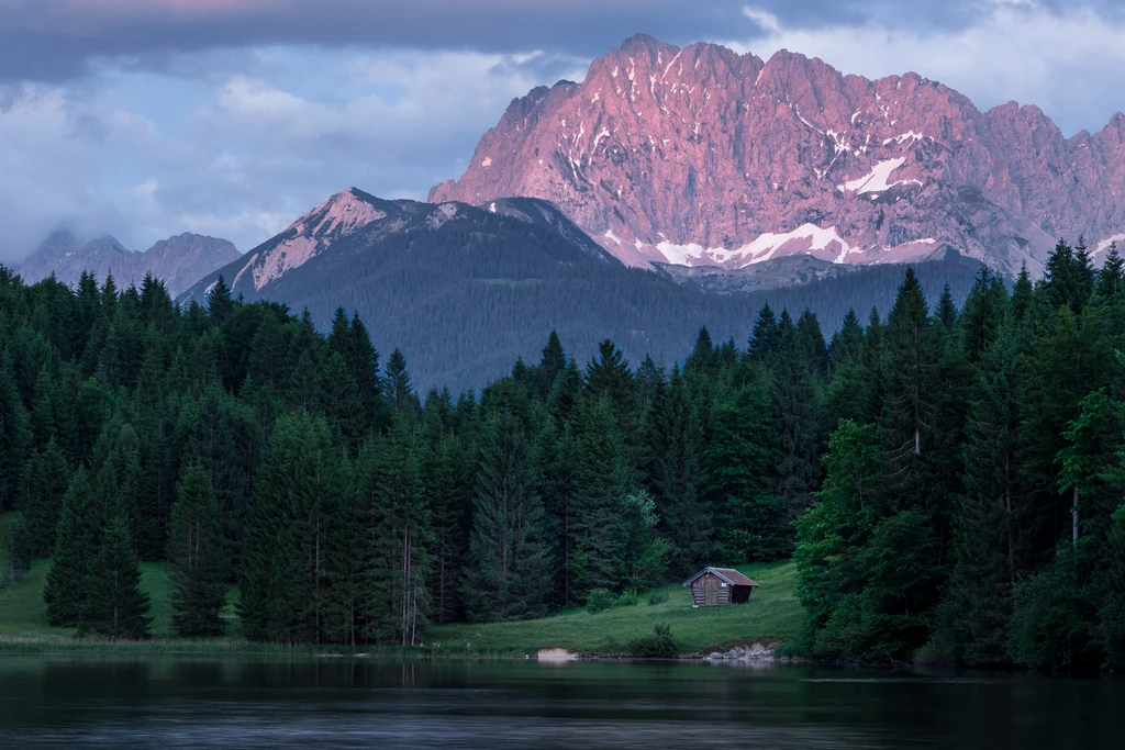 Karwendelgebirge at Blue Hour